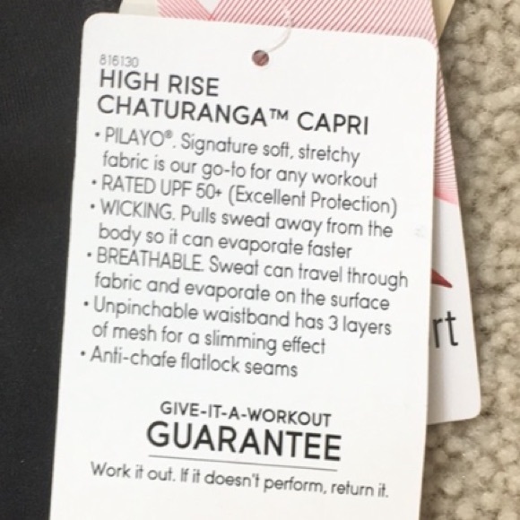 Athleta High Rise Chatarunga Capris - Picture 6 of 6